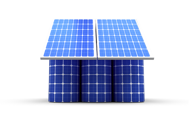 3D Solar Cell House Model with Transparent Background - Download Free Stock Videos Pikwizard.com