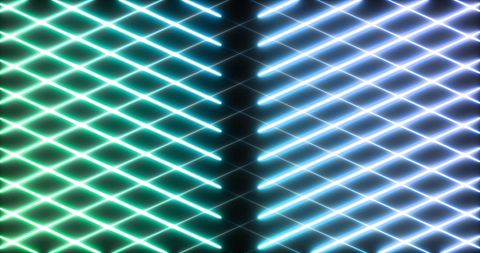 Vibrant Neon Mesh in Motion Against Black Background - Download Free Stock Images Pikwizard.com