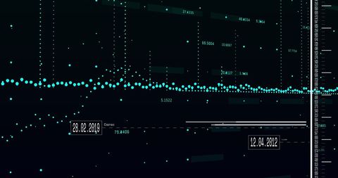 Futuristic Financial Data Visualization on Digital Interface - Download Free Stock Images Pikwizard.com
