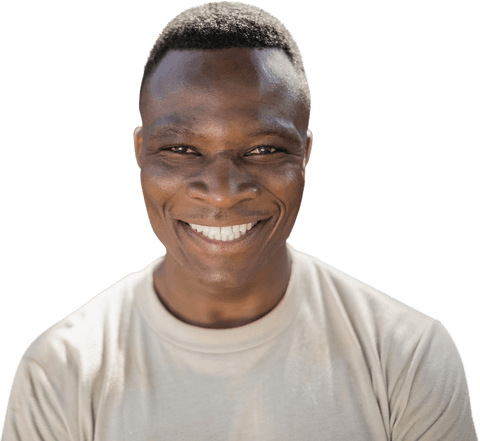 Transparent Portrait of Smiling African-American Military Man - Download Free Stock Videos Pikwizard.com