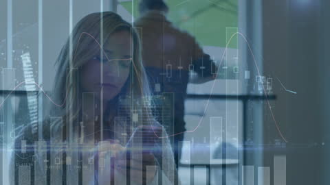 Digital Data Analysis and Modern Technology Concept