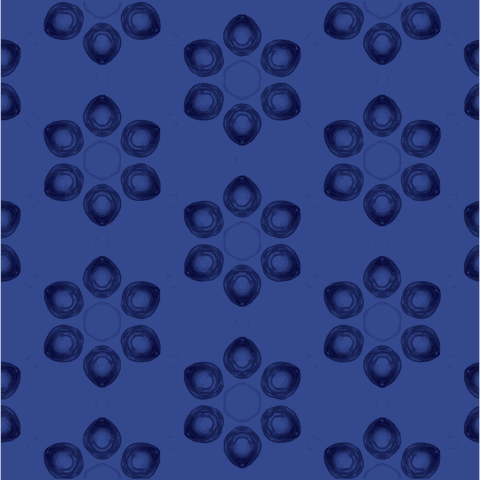 seamless transparent floral pattern on navy blue background - Download Free Stock Videos Pikwizard.com