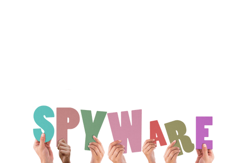Hands Holding Colorful Spyware Text on Transparent Background - Download Free Stock Videos Pikwizard.com