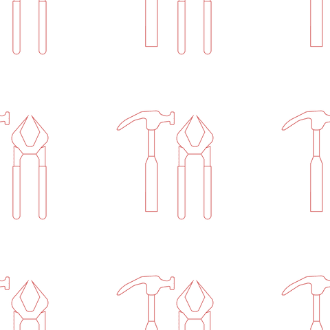 pattern of red tools on transparent background decorative png illustration - Download Free Stock Videos Pikwizard.com