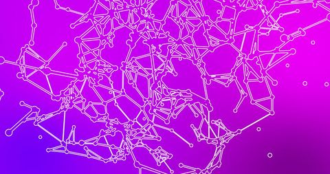 abstract white network connections on pink background - Download Free Stock Images Pikwizard.com