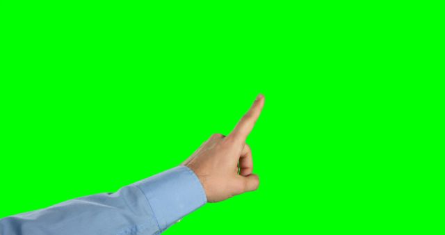 Business Hand Pointing at Green Screen Background - Download Free Stock Images Pikwizard.com