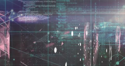 Digital Financial Data with Global Connections and Network Interface - Download Free Stock Images Pikwizard.com