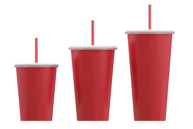 Three Red Cups with Straws on Transparent Background for Party and Celebration Digital Illustration - Download Free Stock Videos Pikwizard.com