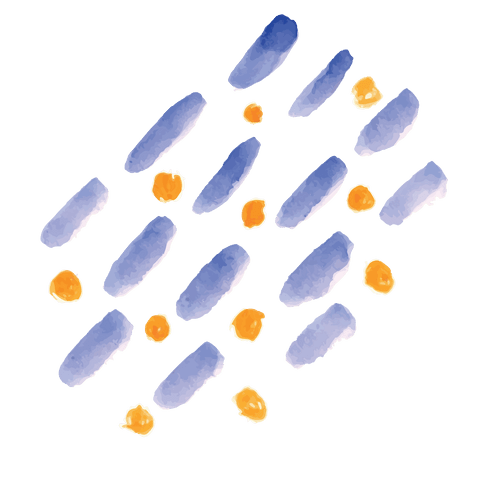 watercolor abstract blue orange pattern transparent background - Download Free Stock Videos Pikwizard.com