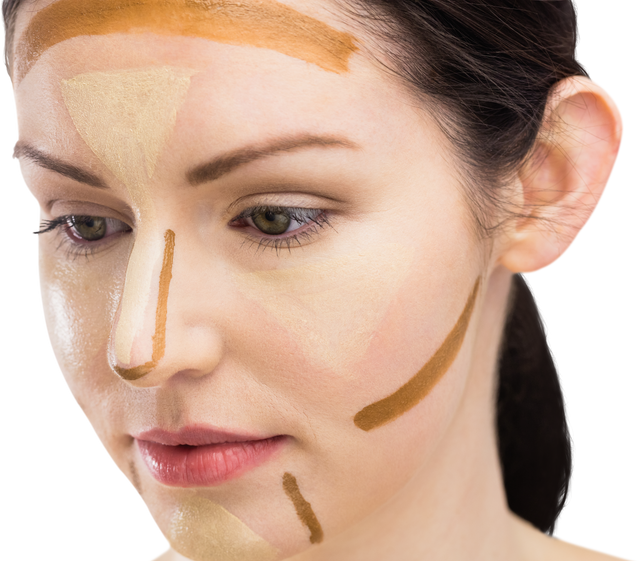 Woman with Contouring Makeup Showing Highlighting and Shading Steps - Download Free Stock Videos Pikwizard.com