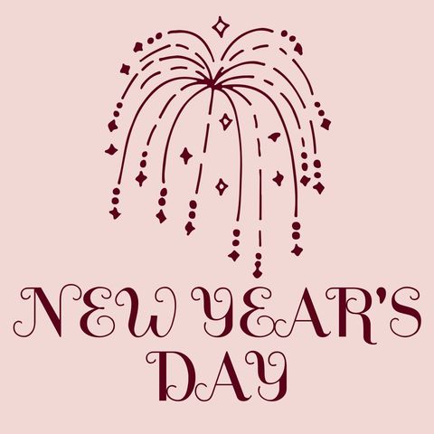 Festive Fireworks Celebrating New Year's Day - Download Free Stock Templates Pikwizard.com
