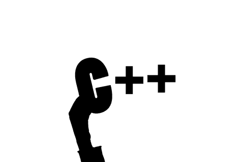 transparent black hand holding c++ text illustration - Download Free Stock Videos Pikwizard.com