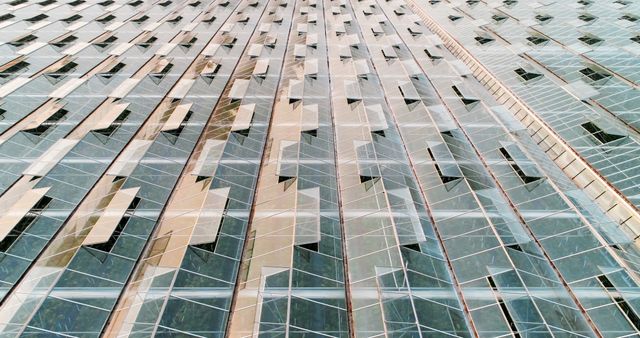 Modern Glass Building Facade with Geometric Windows Pattern - Download Free Stock Images Pikwizard.com