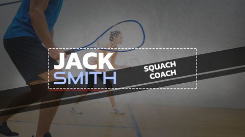 Squash Coach Training Session with Dynamic Play - Download Free Stock Templates Pikwizard.com