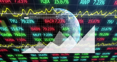 Global Financial Data Overlay with Earth and Analytics