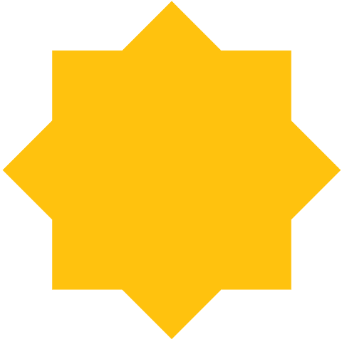 yellow geometric star on transparent background design art - Download Free Stock Videos Pikwizard.com