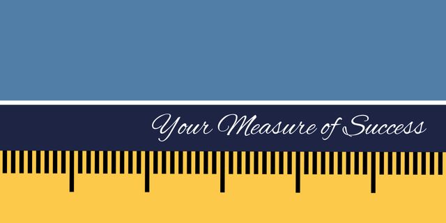 Motivational Poster with Ruler Symbolizing Growth and Achievement - Download Free Stock Templates Pikwizard.com