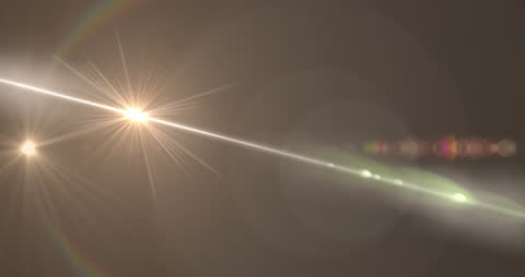 Geometric Light Flare Motion on Brown Background