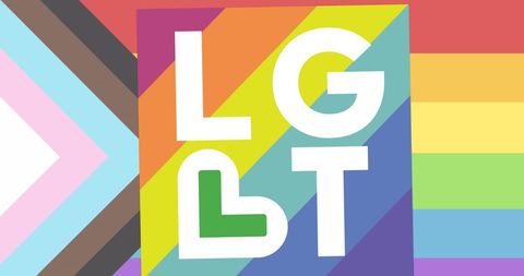 LGBT Pride Celebration with Vibrant Rainbow Colors - Download Free Stock Images Pikwizard.com