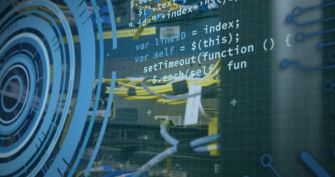 Cybersecurity Animation with Code and Data Visualisation