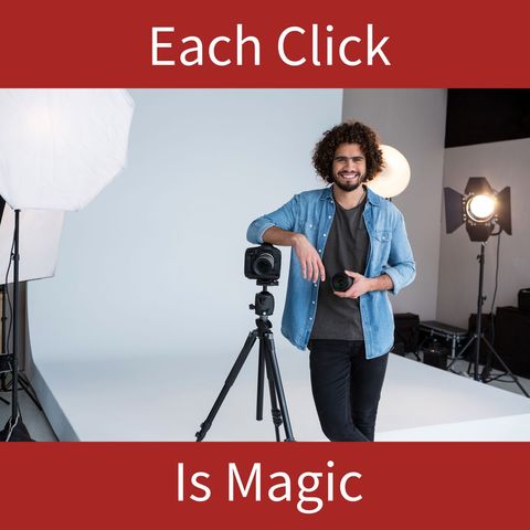 Photographer in Studio Celebrating World Photography Day - Download Free Stock Templates Pikwizard.com