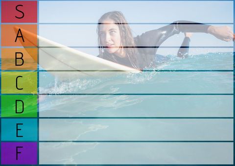 Female Surfer Paddling on Surfboard in Ocean with Excitement - Download Free Stock Templates Pikwizard.com