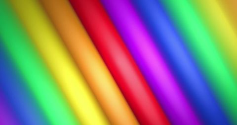 Vibrant Rainbow Stripes Pattern in Motion