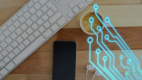 Digital Interface with Office Essentials and Circuitry