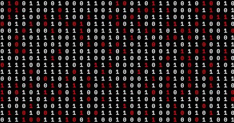 Dynamic Binary Code on Black Background - Download Free Stock Images Pikwizard.com