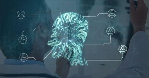 Doctors Analyzing Digital Medical Network with Neural Circuitry - Download Free Stock Images Pikwizard.com