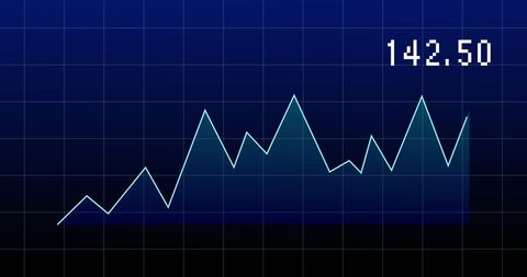 Digital Financial Graph with Rising Line Trend on Dark Background - Download Free Stock Images Pikwizard.com