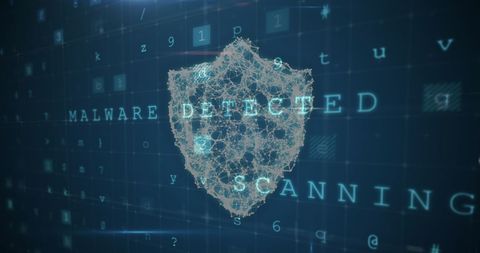 Cybershield Protecting Against Malware Attacks - Download Free Stock Images Pikwizard.com