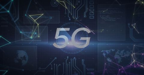 Digital Gleam of 5G Network with Data and Global Connection Imagery - Download Free Stock Images Pikwizard.com