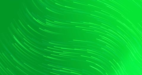 Abstract waves with masked emoticons over green background