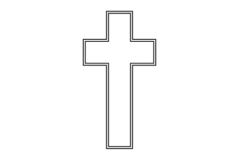 transparent christian cross symbol icon - Download Free Stock Videos Pikwizard.com
