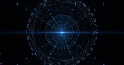 Futuristic Digital Motion with Data Lines and Numbers - Download Free Stock Images Pikwizard.com