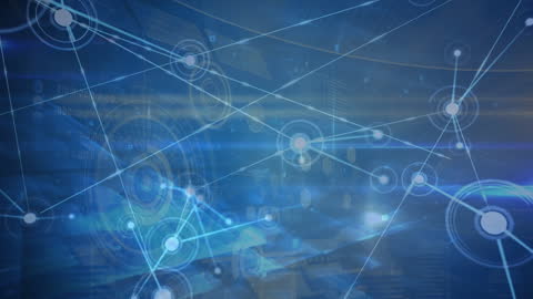 Abstract Digital Network Connectivity Background