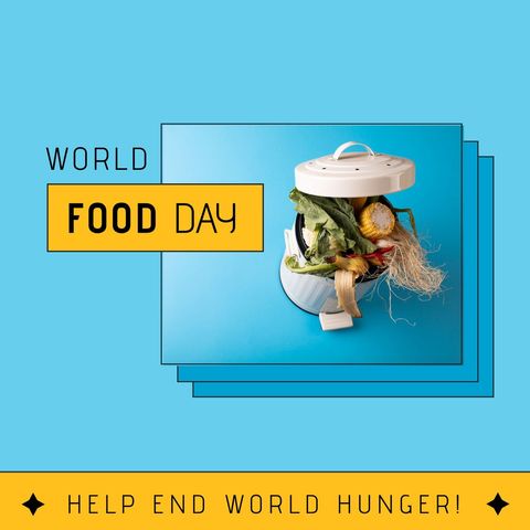 world food day awareness with food waste concept - Download Free Stock Templates Pikwizard.com