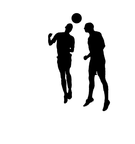 silhouette of two men playing ball on transparent background - Download Free Stock Videos Pikwizard.com