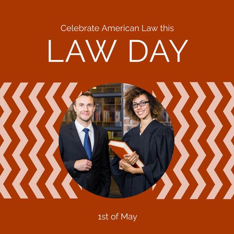 celebrating american law with professional lawyers on law day - Download Free Stock Templates Pikwizard.com