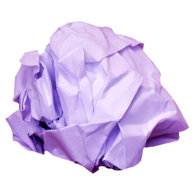 Purple Crumpled Paper Abstract Shape on Transparent Background - Download Free Stock Videos Pikwizard.com