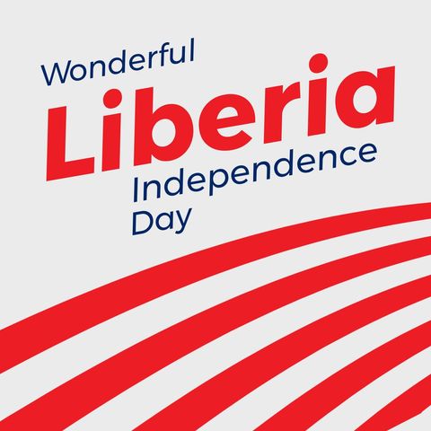 liberia independence day celebration with bold text and red stripes - Download Free Stock Templates Pikwizard.com