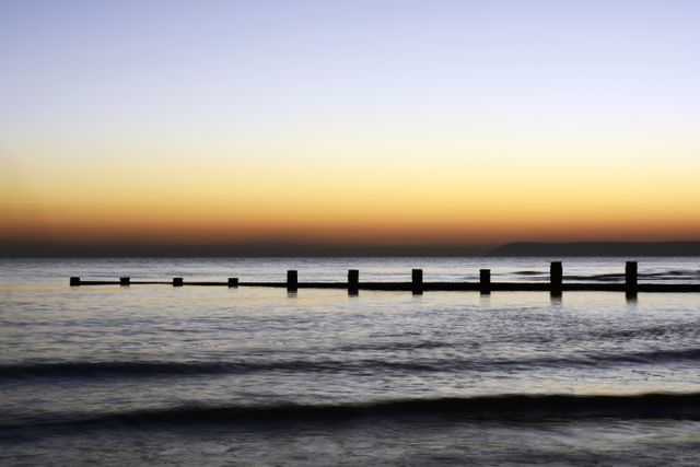 Scenic View of Sea Against Clear Sky during Sunset - Download Free Stock Photos Pikwizard.com