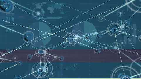 Global Network Technology Concept with Digital Connections