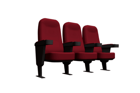 Isolated Red Cinema Seats on Transparent Background - Download Free Stock Videos Pikwizard.com