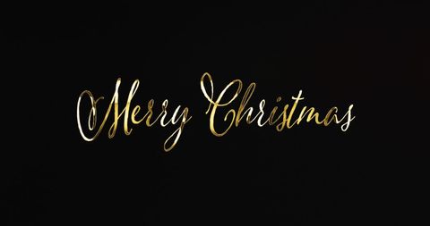 elegant merry christmas text on black background with candle - Download Free Stock Images Pikwizard.com