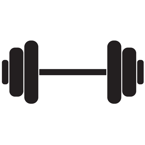 dumbbell icon png on transparent background vector graphic - Download Free Stock Videos Pikwizard.com