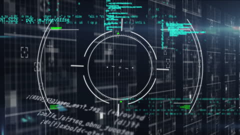 Digital Hologram and Coding Animation with Glitch Effects