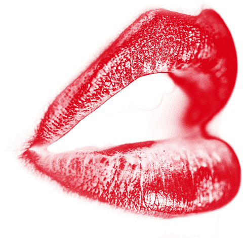 Transparent Red Glam Lips Sparkling Makeup Fashion - Download Free Stock Videos Pikwizard.com