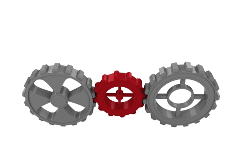 Three Connected Gears on Transparent Background Vector Illustration - Download Free Stock Videos Pikwizard.com